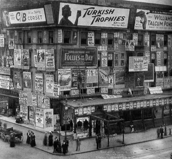 Obrázek Billboardy na Times Square 1900