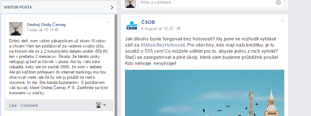 Obrázek CSOB je banda buzerantov