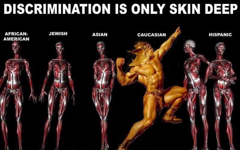 Obrázek Discrimination is only skin deep