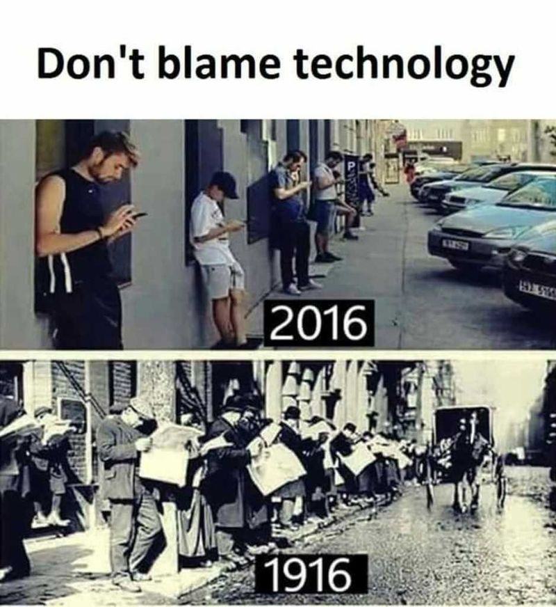 Obrázek Dont blame technology