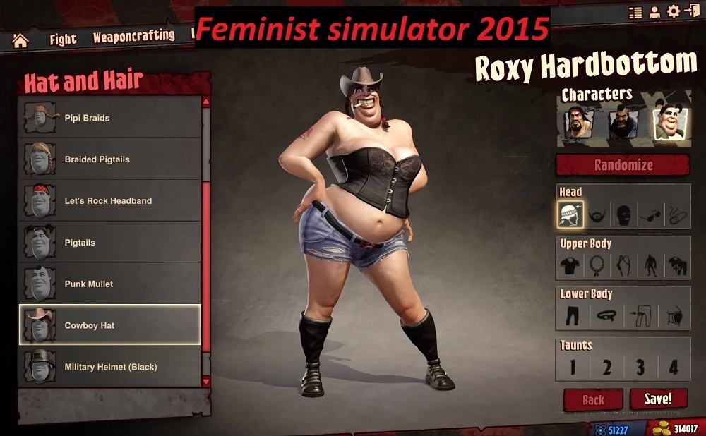 Obrázek Feminist simulator 2015