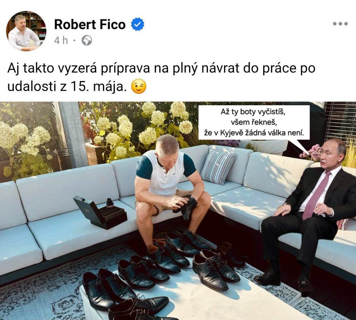 Obrázek Fico uz pracuje naplno