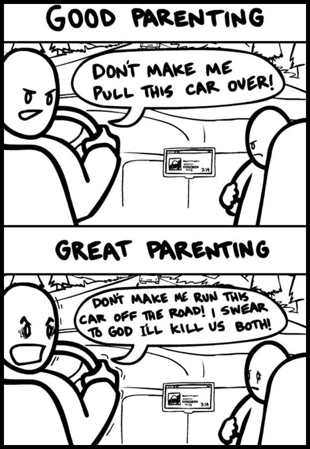 Obrázek Good Vs Great Parenting