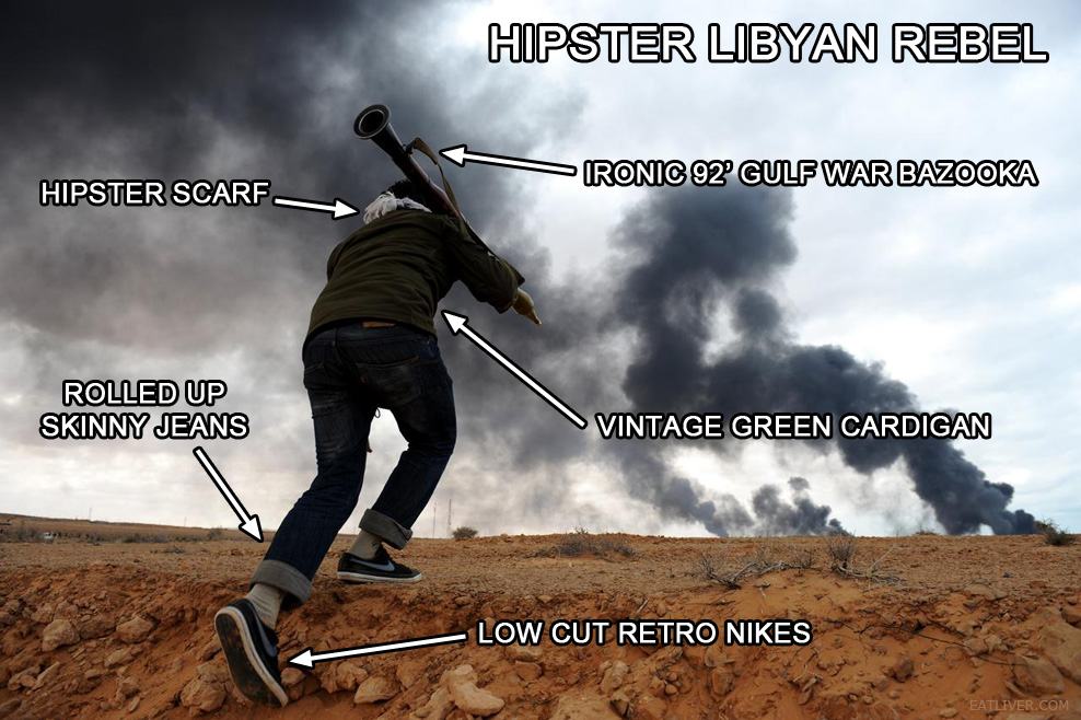 Obrázek Hipster Libyan rebel