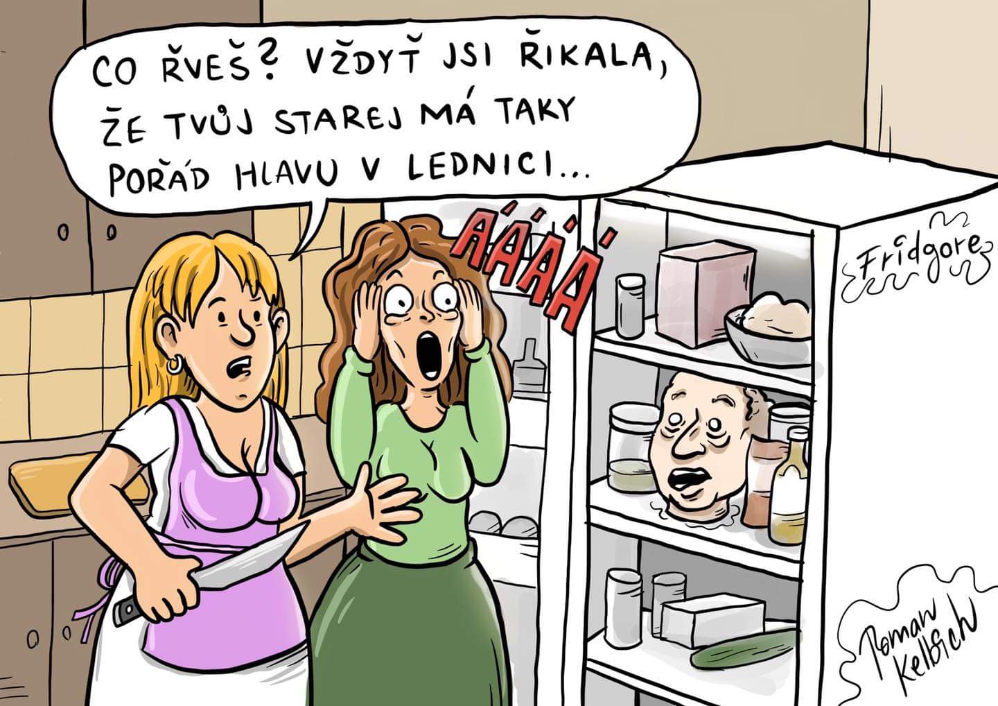 Obrázek Hlava v lednici