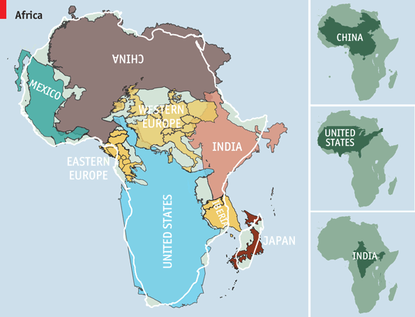 Obrázek How big is Africa