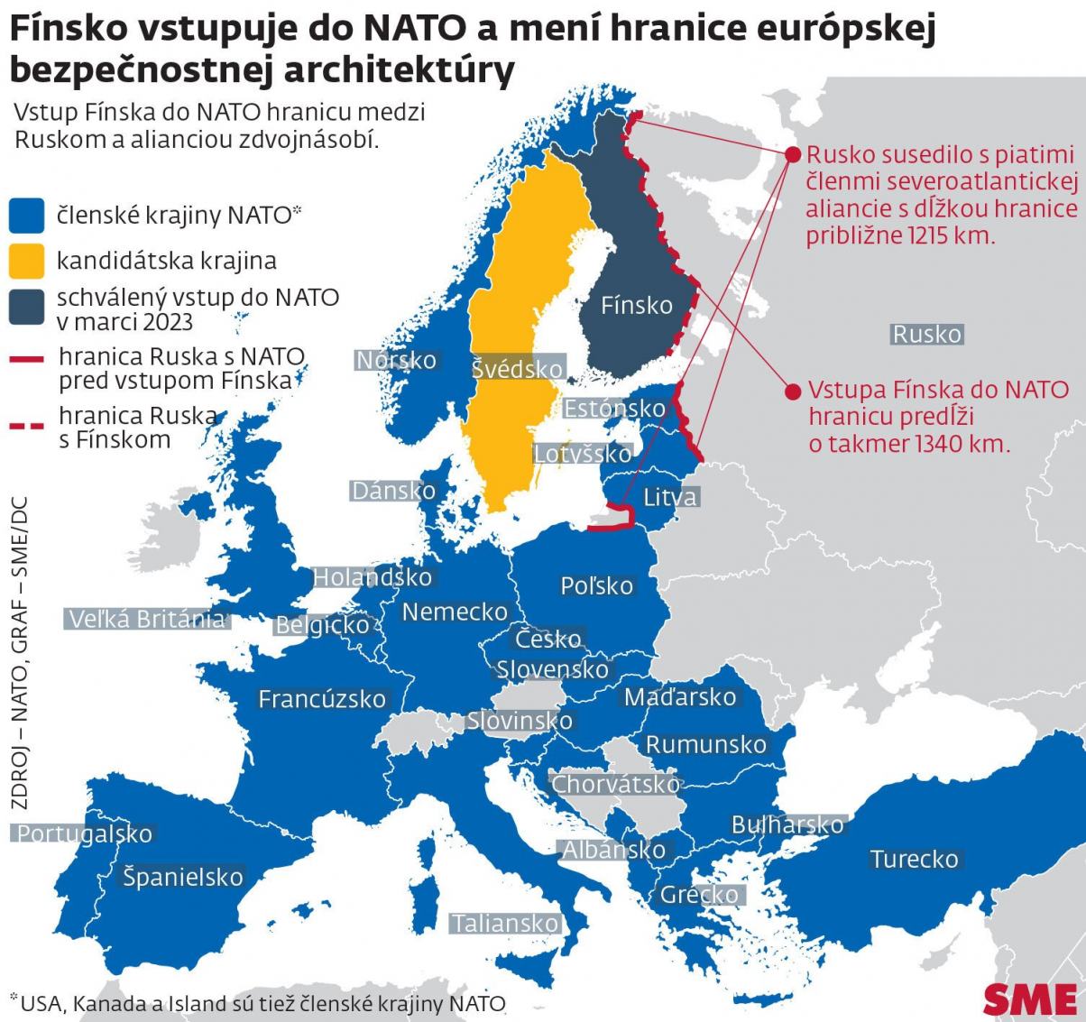 Obrázek Hranica NATO s Ruskom z 1215 na viac ako 2500 kilometrov