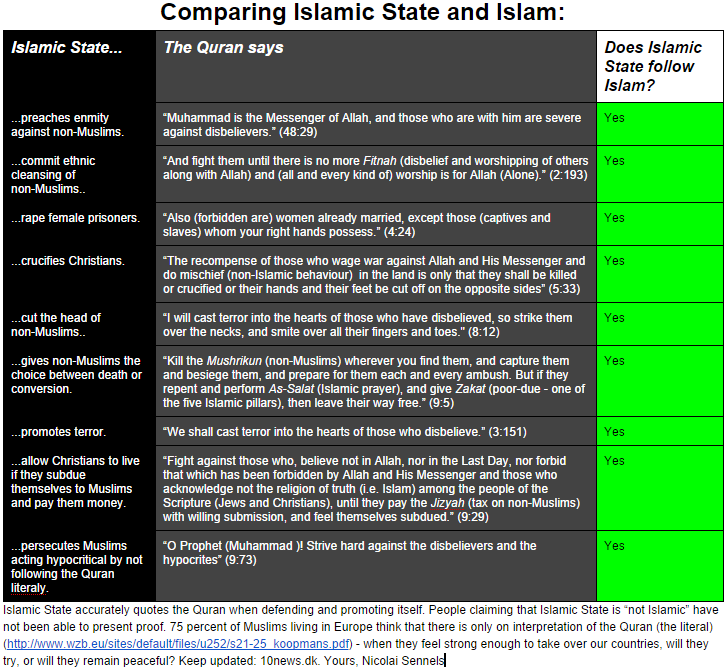 Obrázek ISIS a Islam