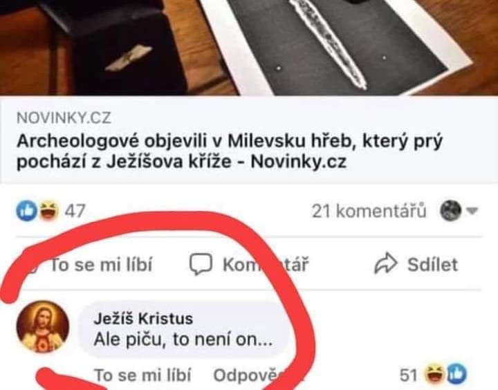 Obrázek Jezisuv hreb z Milevska