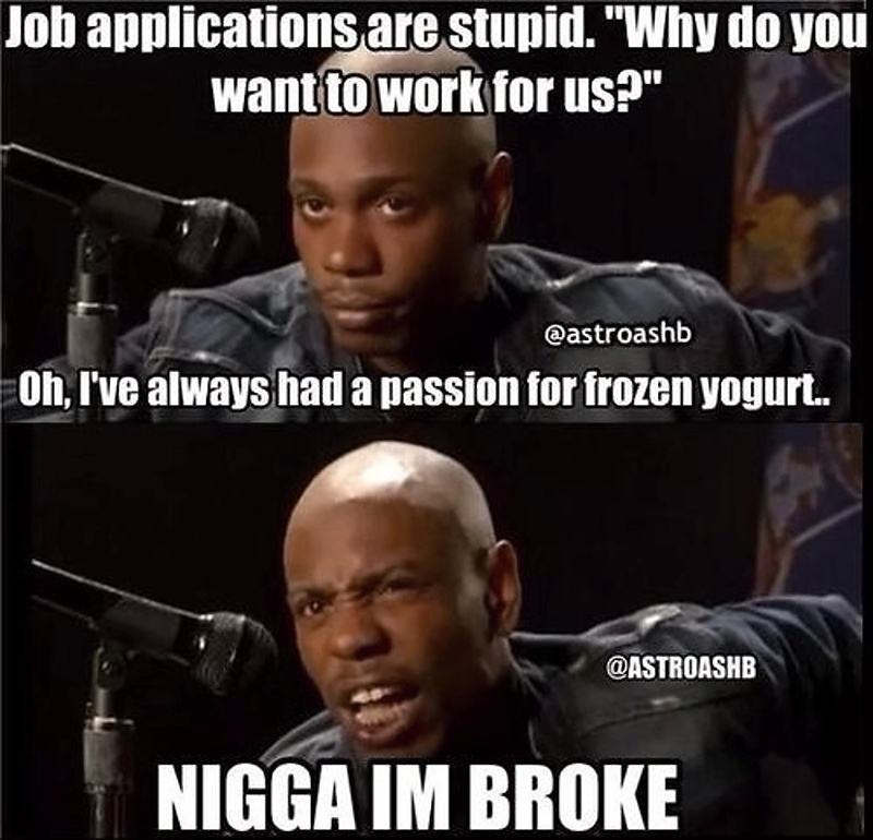 Obrázek Job applications are  stupid