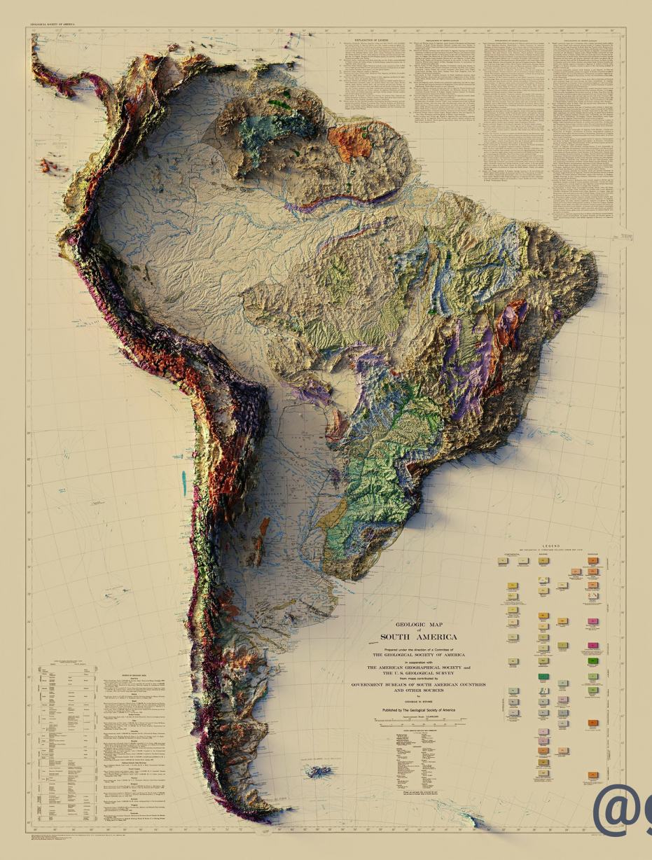 Obrázek Juzna Amerika - geologia