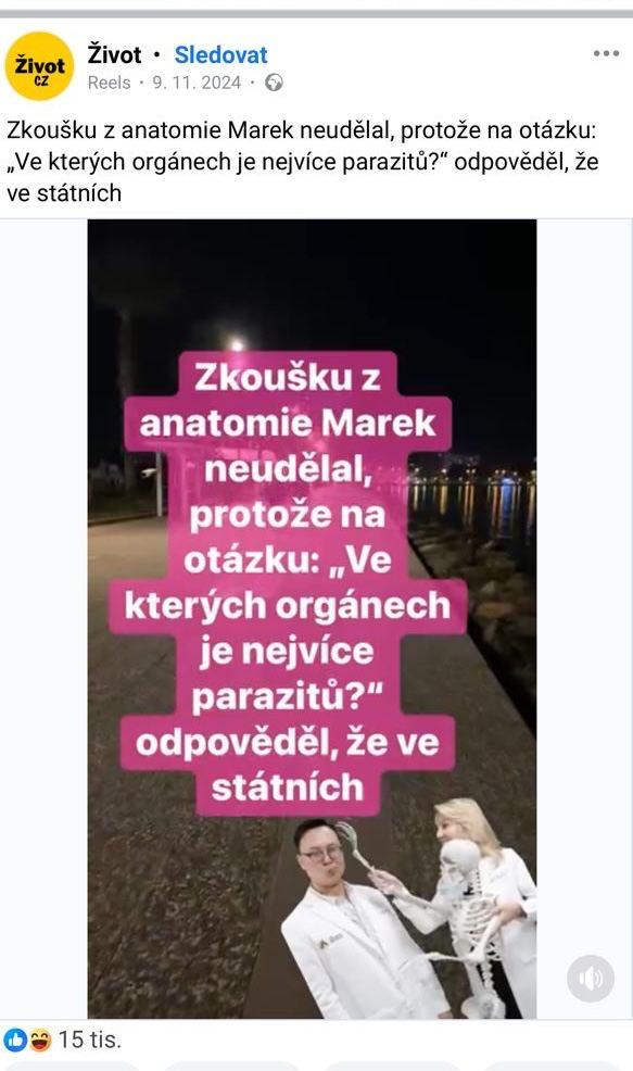 Obrázek Kde je nejvice parazitu OTAZNIK