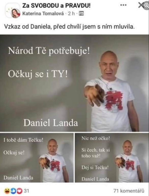 Obrázek Landa procitl