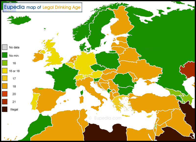 Obrázek Legal Drinking Age 2014