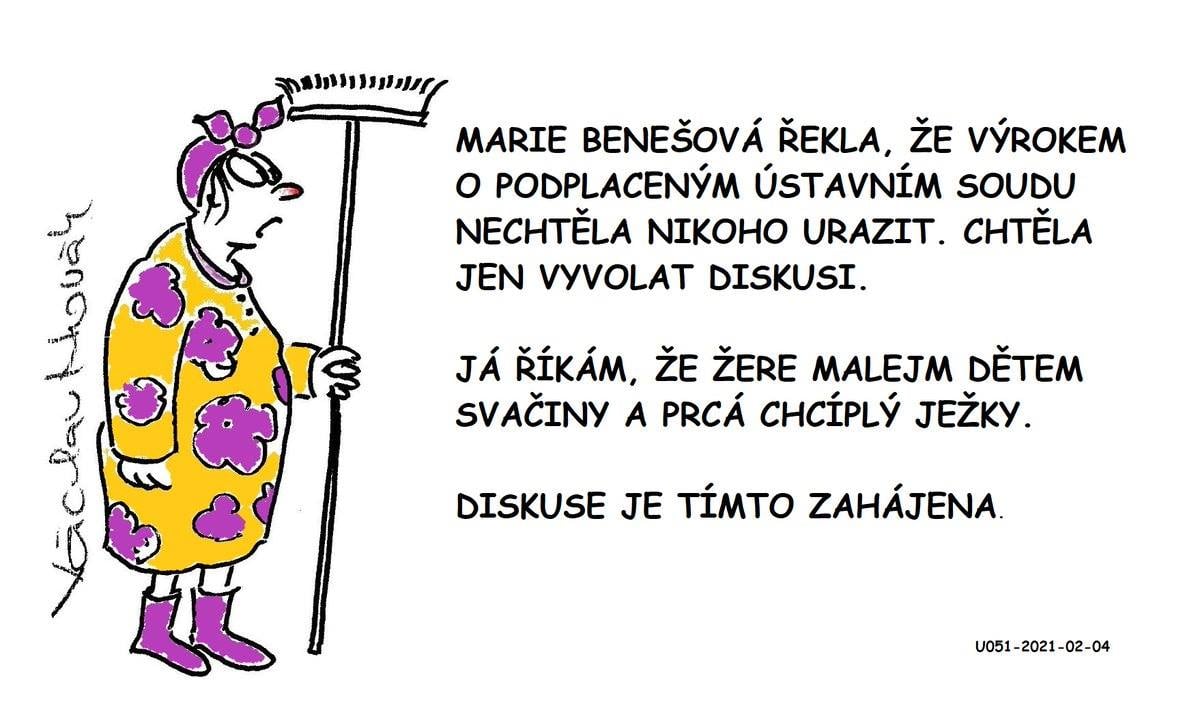 Obrázek Marie Benesova-diskuse zahajena