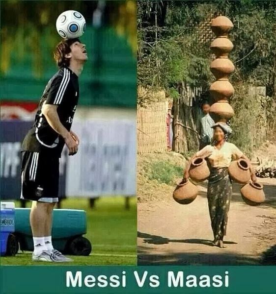 Obrázek Messi vs Maasi 