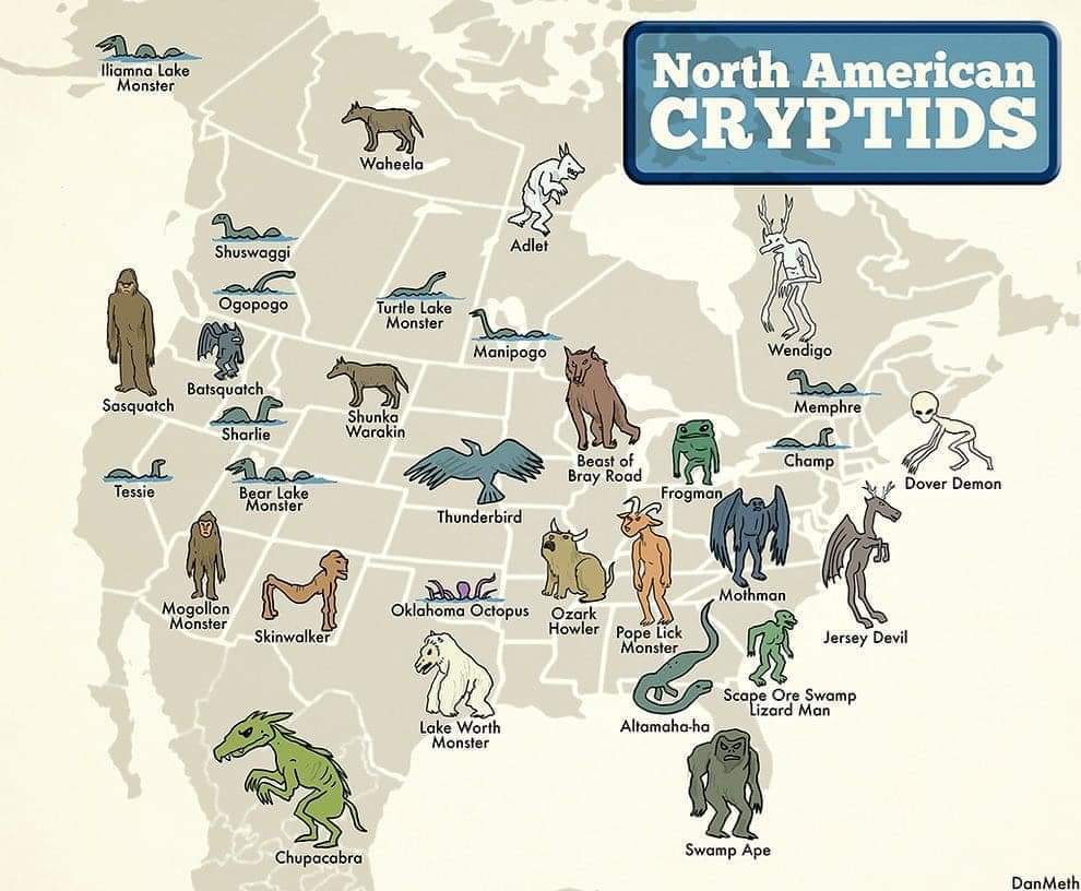 Obrázek North america cryptids