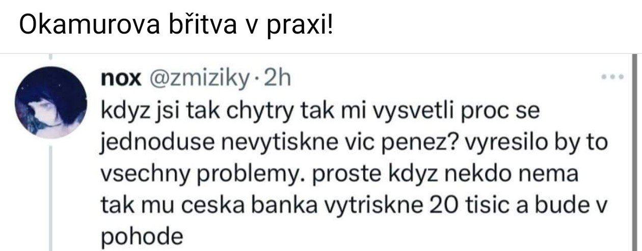 Obrázek Occamurova pitva