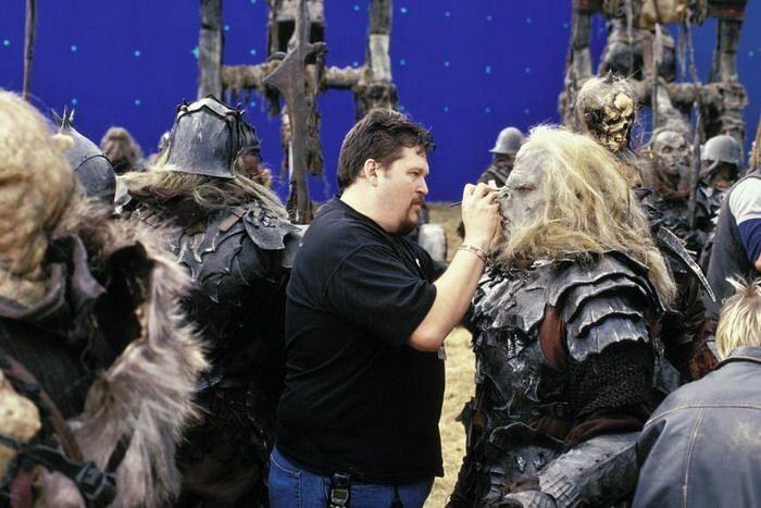 Obrázek On the set of Lord of the Rings 4