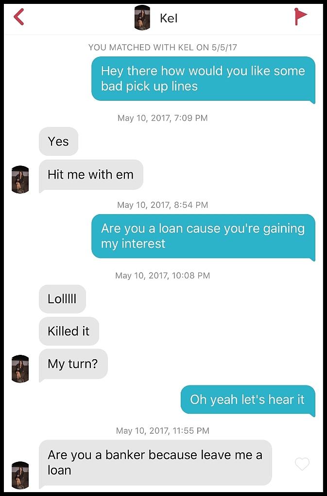 Obrázek Poor Guy Gets Destroyed on Tinder With His Own Pun