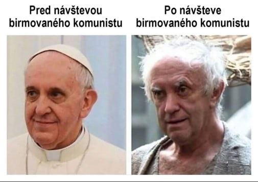 Obrázek Pope before and after