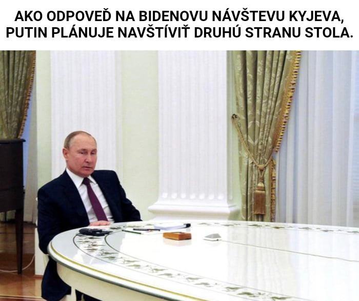 Obrázek Putinova odpoved