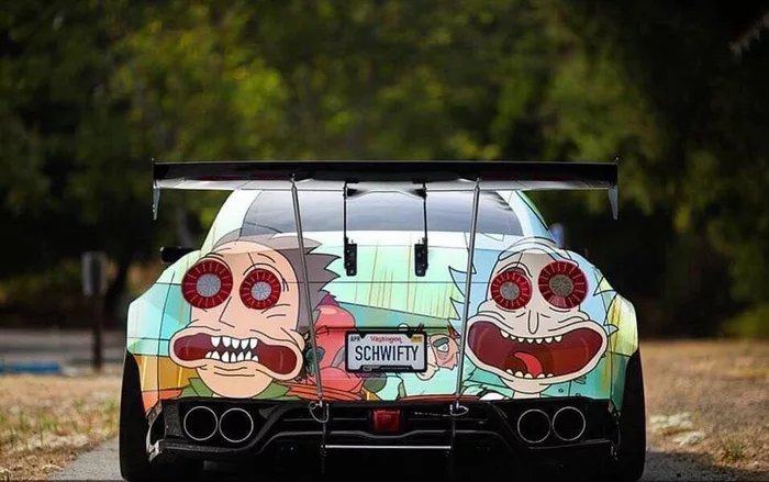 Obrázek Rick and car-Morty