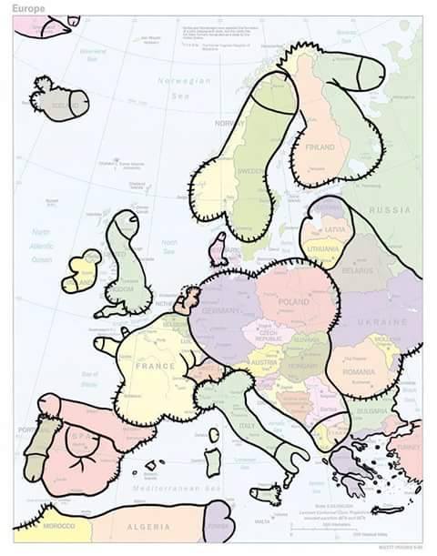 Obrázek Russian Map Of Europe