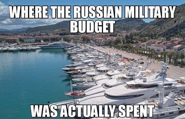 Obrázek Russian military budget was actually spent