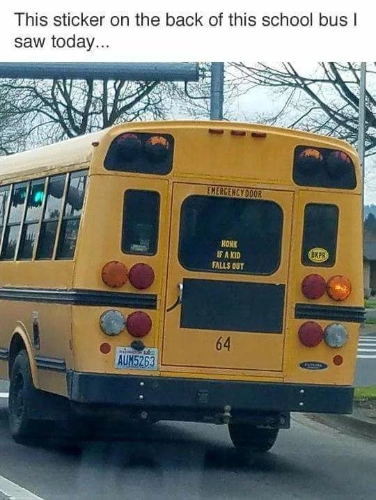 Obrázek School bus honk