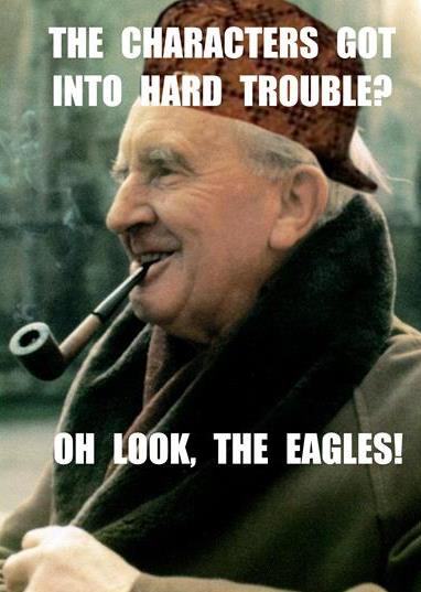 Obrázek Scumbag Tolkien he does it everytime