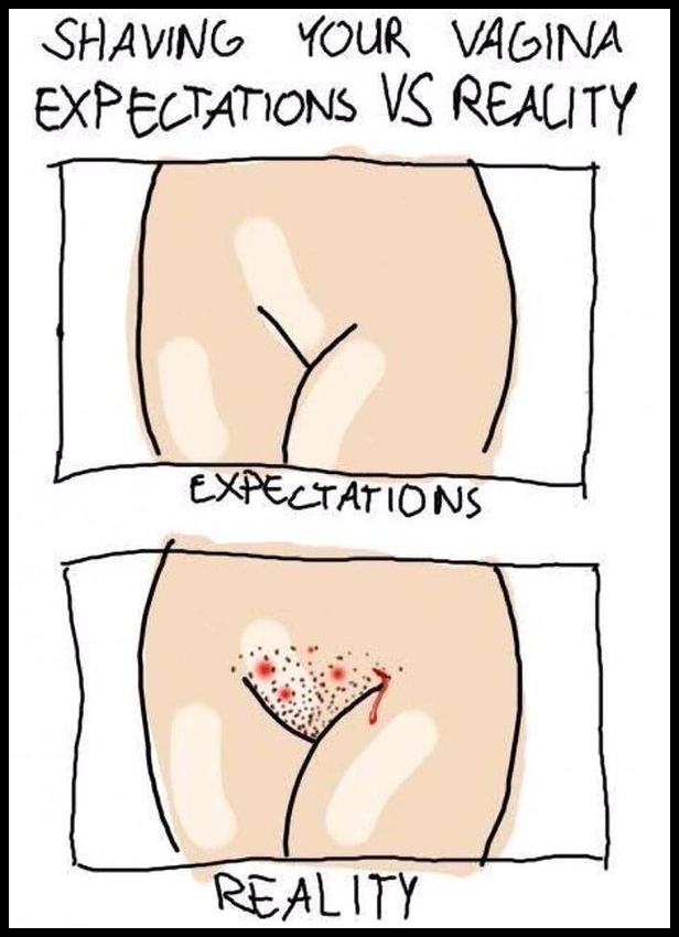 Obrázek Shaving your vagina