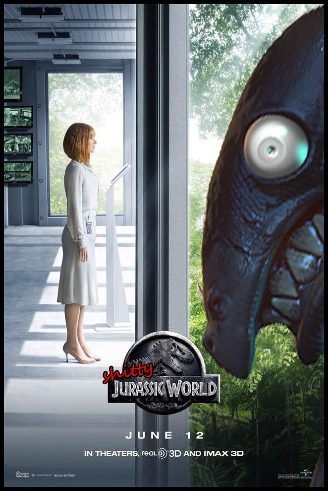 Obrázek Shitty New Jurassic World Poster