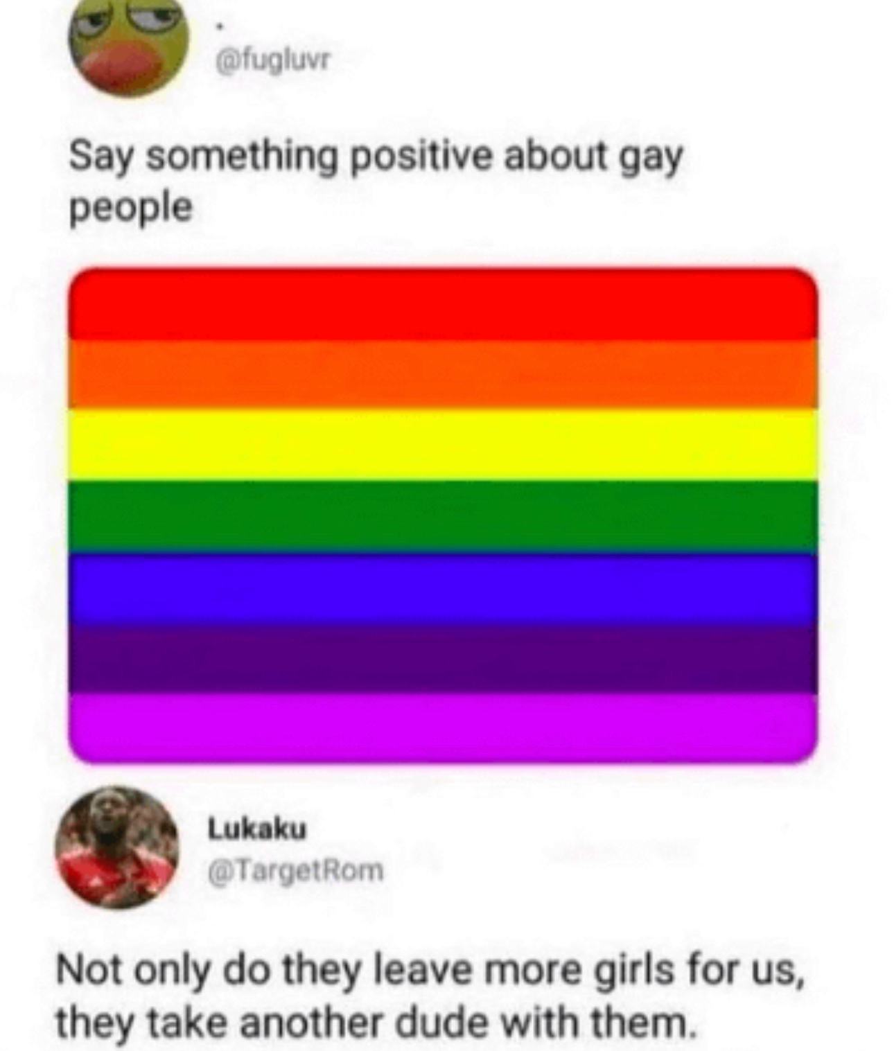 Obrázek Something positive on gay people