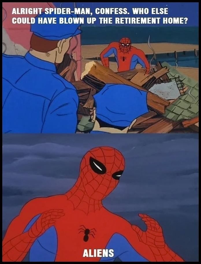 Obrázek Spiderman-and-aliens-cartoons