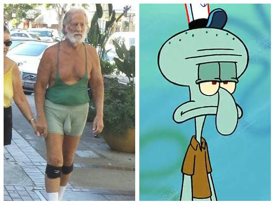 Obrázek Squidward cosplay