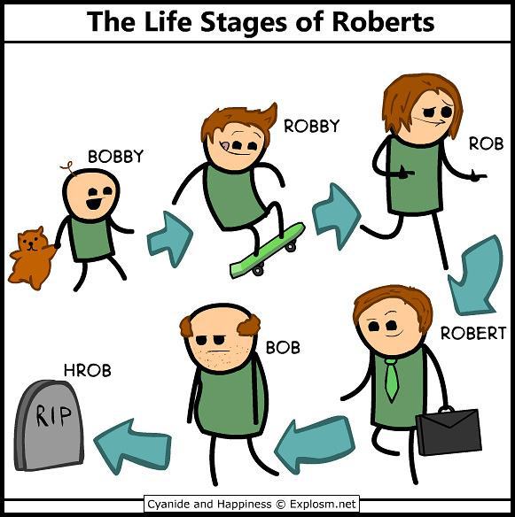 Obrázek The life stages of Roberts---fixed