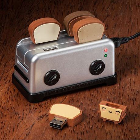 Obrázek Toaster USB Hub and Toast Flash Drives