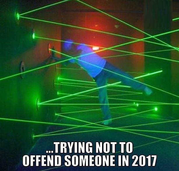 Obrázek Trying Not To Offend Someone In 2017