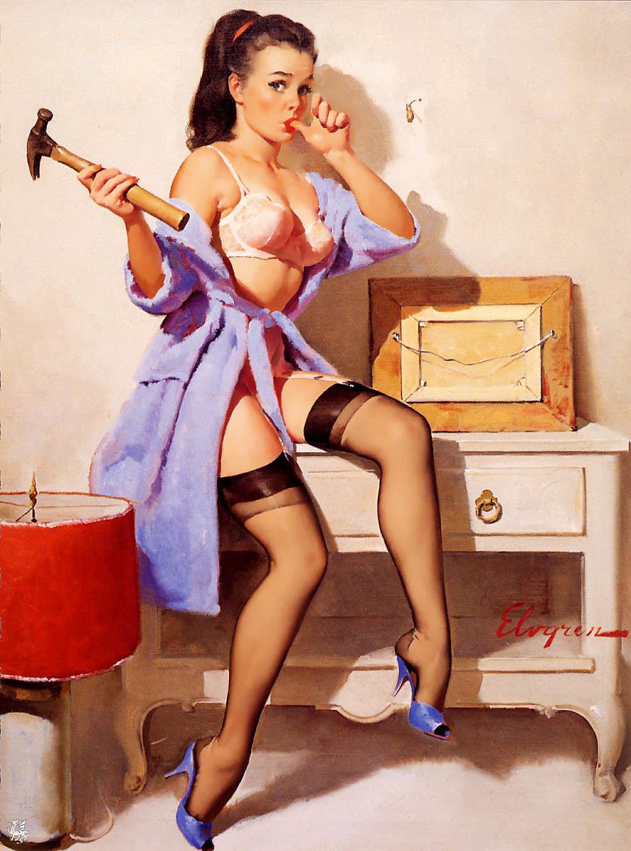 Obrázek Vintage Pinup Girl