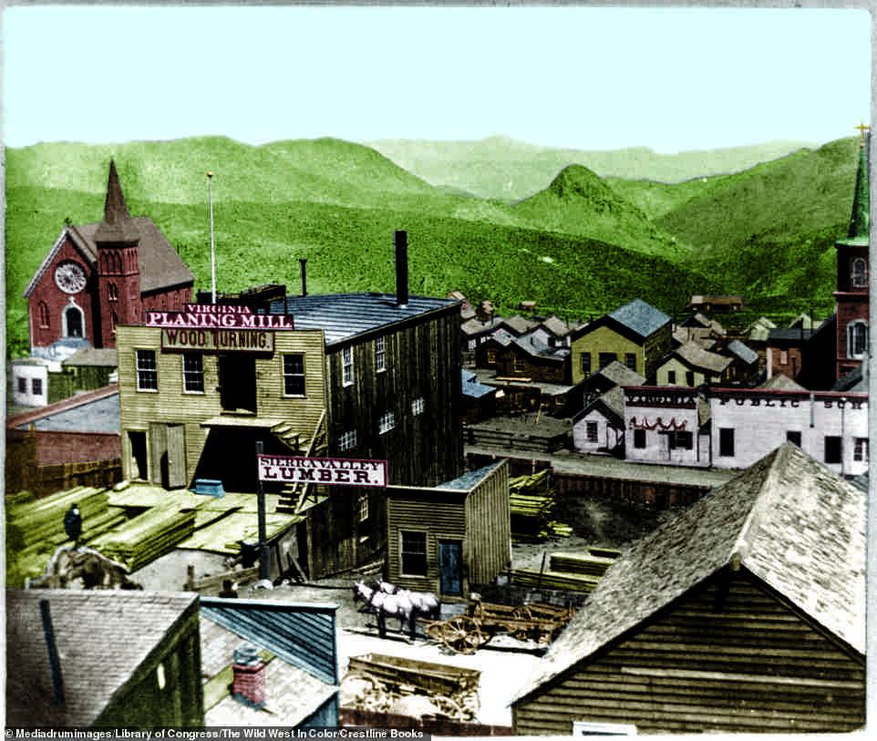 Obrázek Virginia City in Nevada 1866