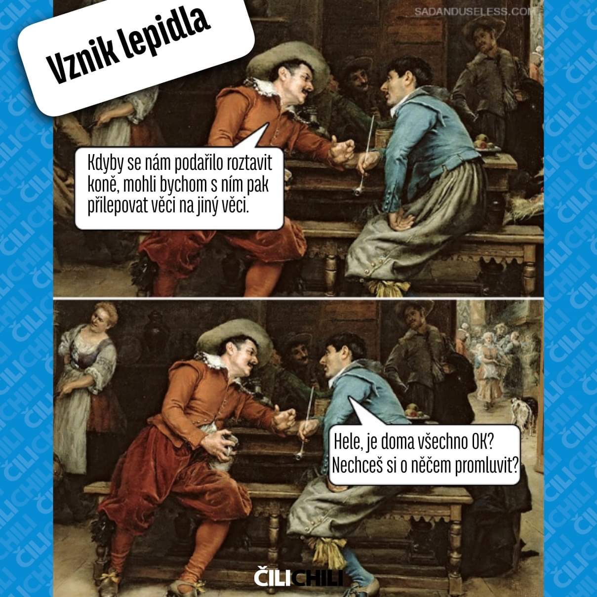 Obrázek Vznik lepidla