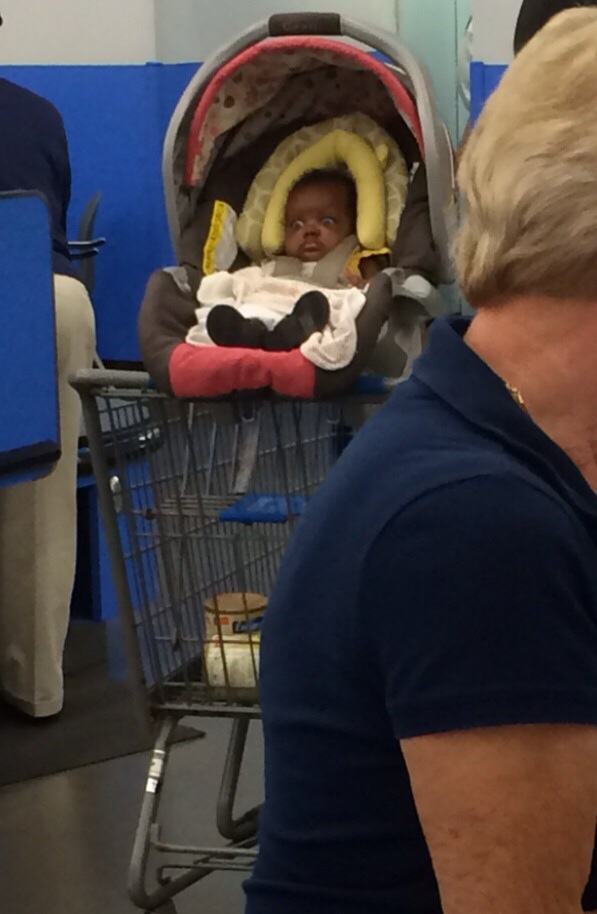 Obrázek Walmart baby has seen some sh