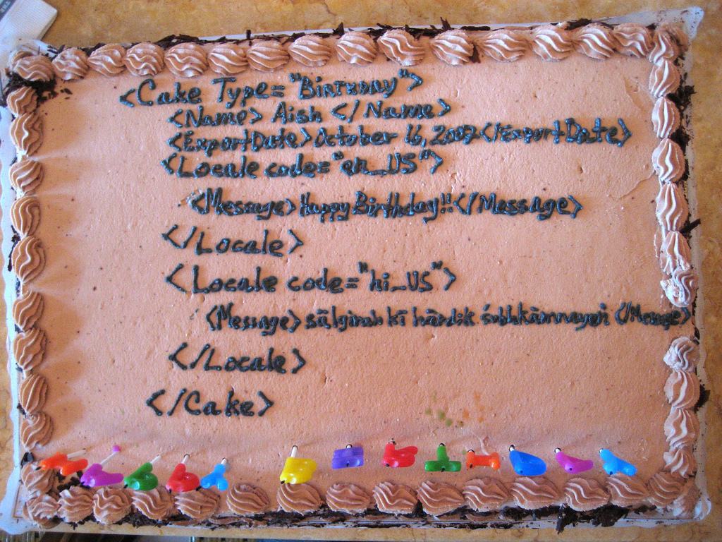 Obrázek XML dort