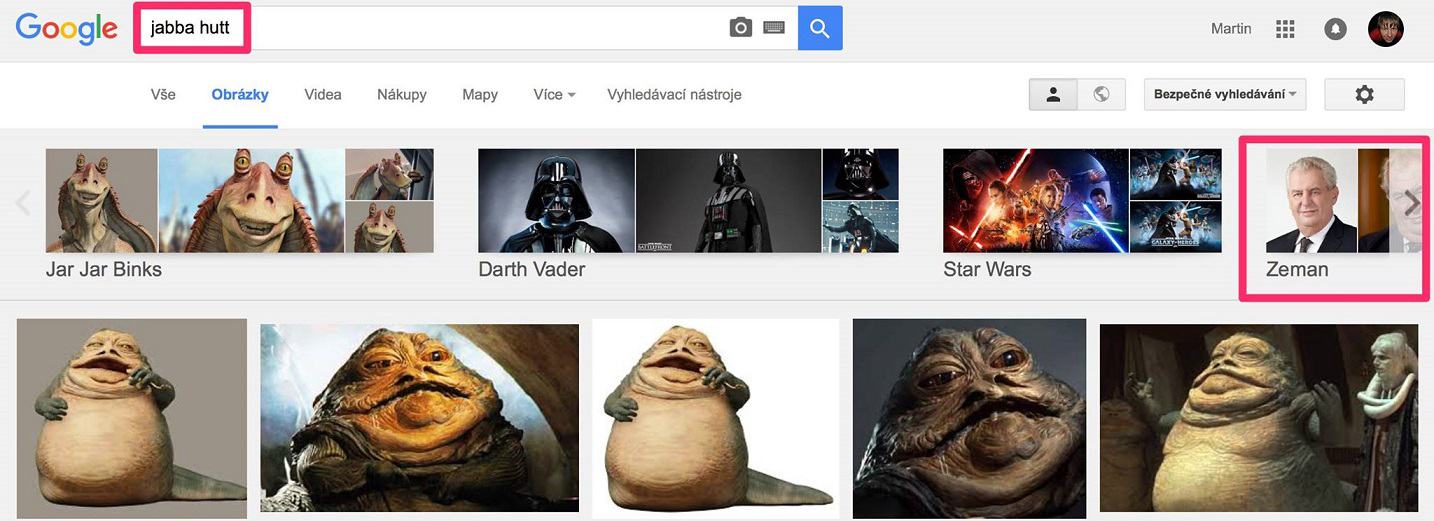 Obrázek algoritmy google - jabba hutt