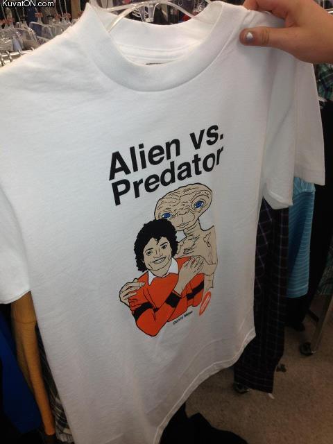 Obrázek alien vs predator shirt