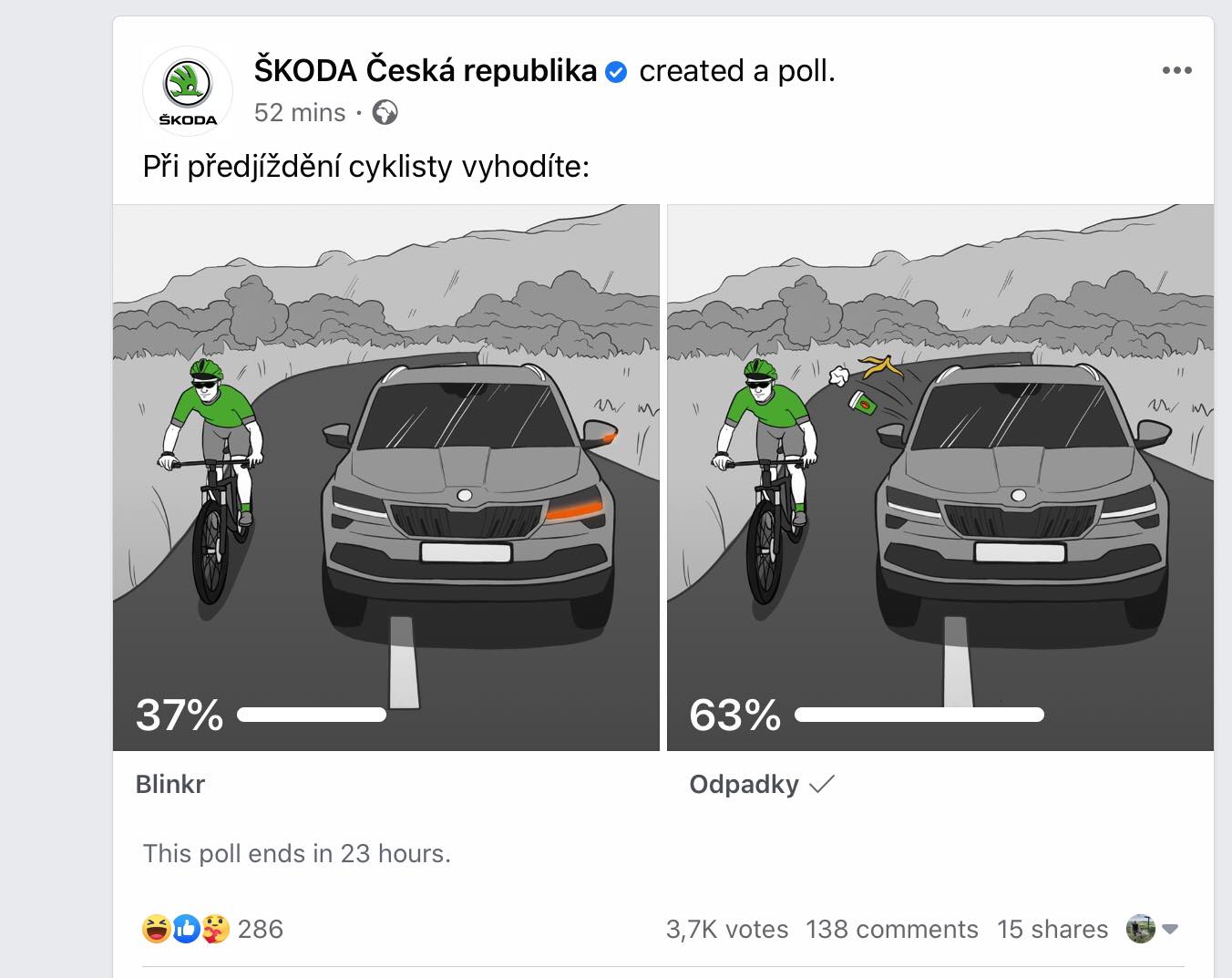 Obrázek anketa Skoda auto