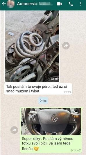 Obrázek automechanici se bavi