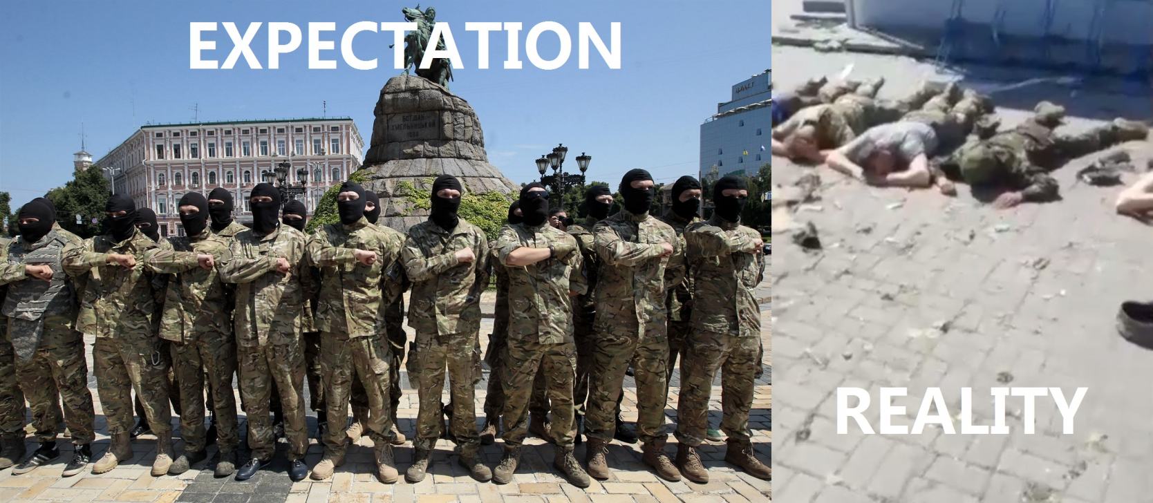 Obrázek azov vs reality