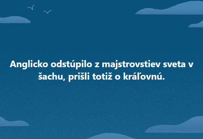 Obrázek bez kralovnej sa neda vyhrat